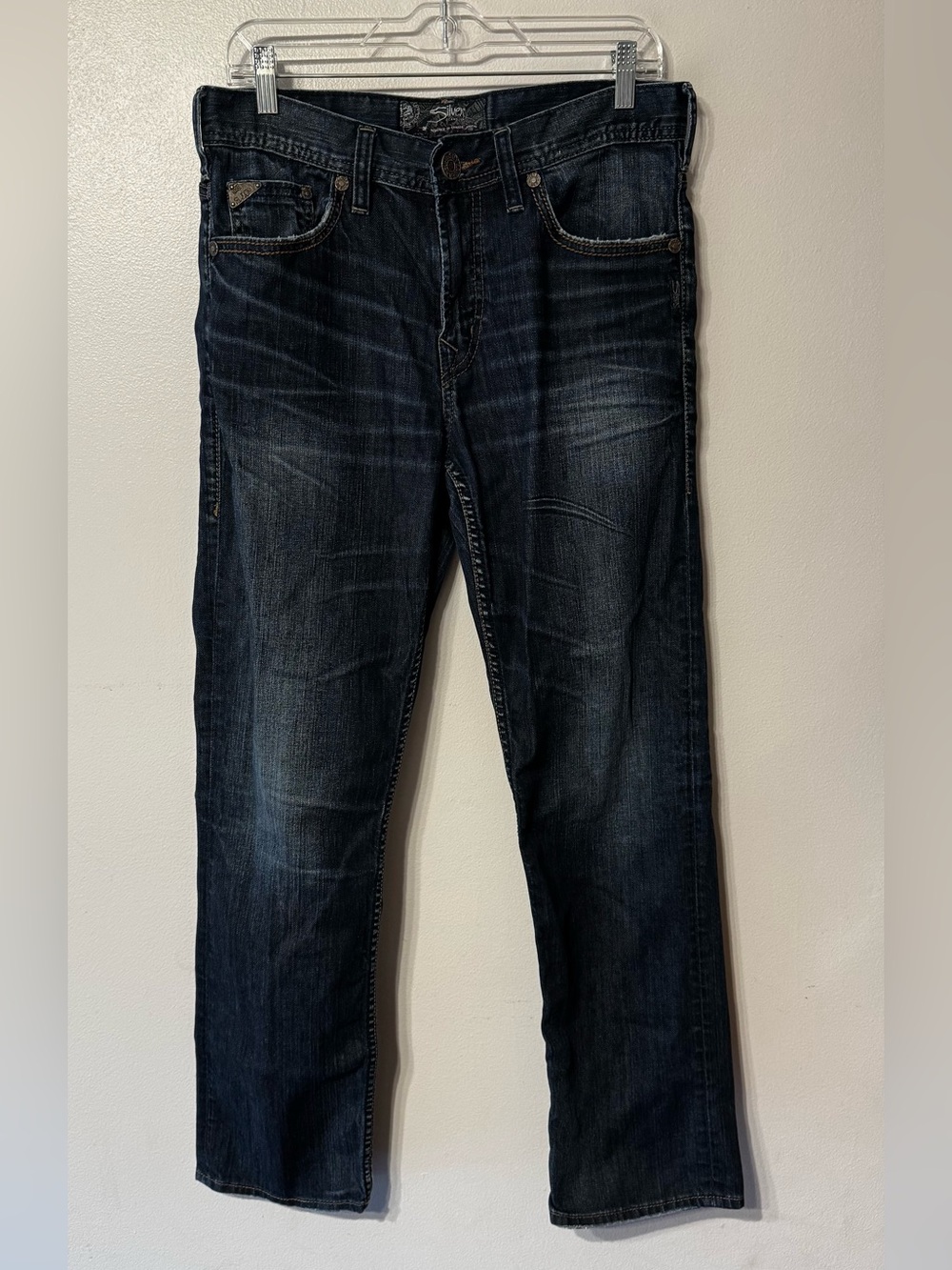 Silver Jeans Co Grayson Heritage Men’s Bootcut Jeans 30x32 Dark Wash